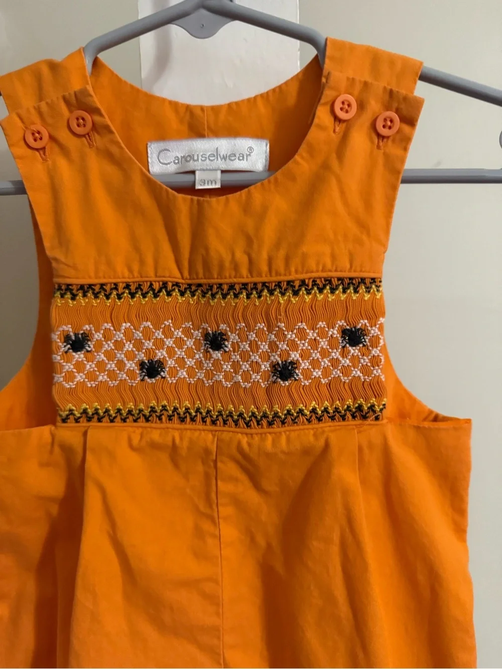 Carouselwear Smocked Halloween Longalls